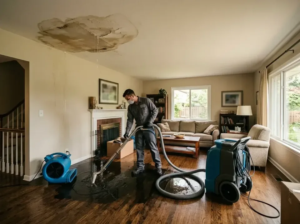 attic-pipe-burst-ceiling-drip-008 — frequently asked questions, Water Damage Restoration & Carpet Care in Sterling, VA